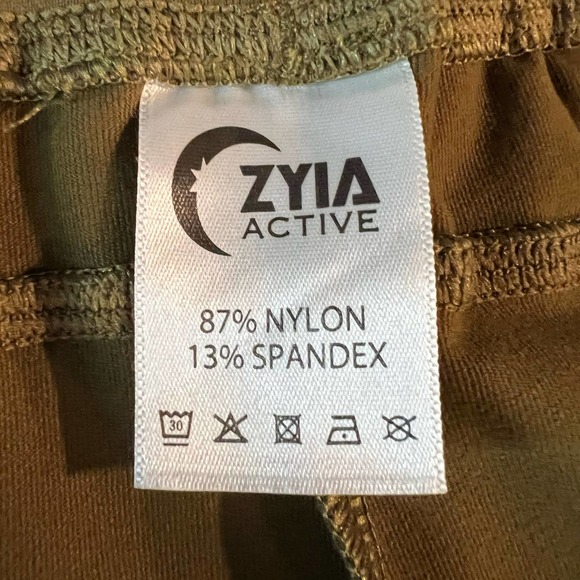 Zyia Active Unwind Jogger Women's Size S Olive Green Drawstring Perfect Pockets - Picture 9 of 9